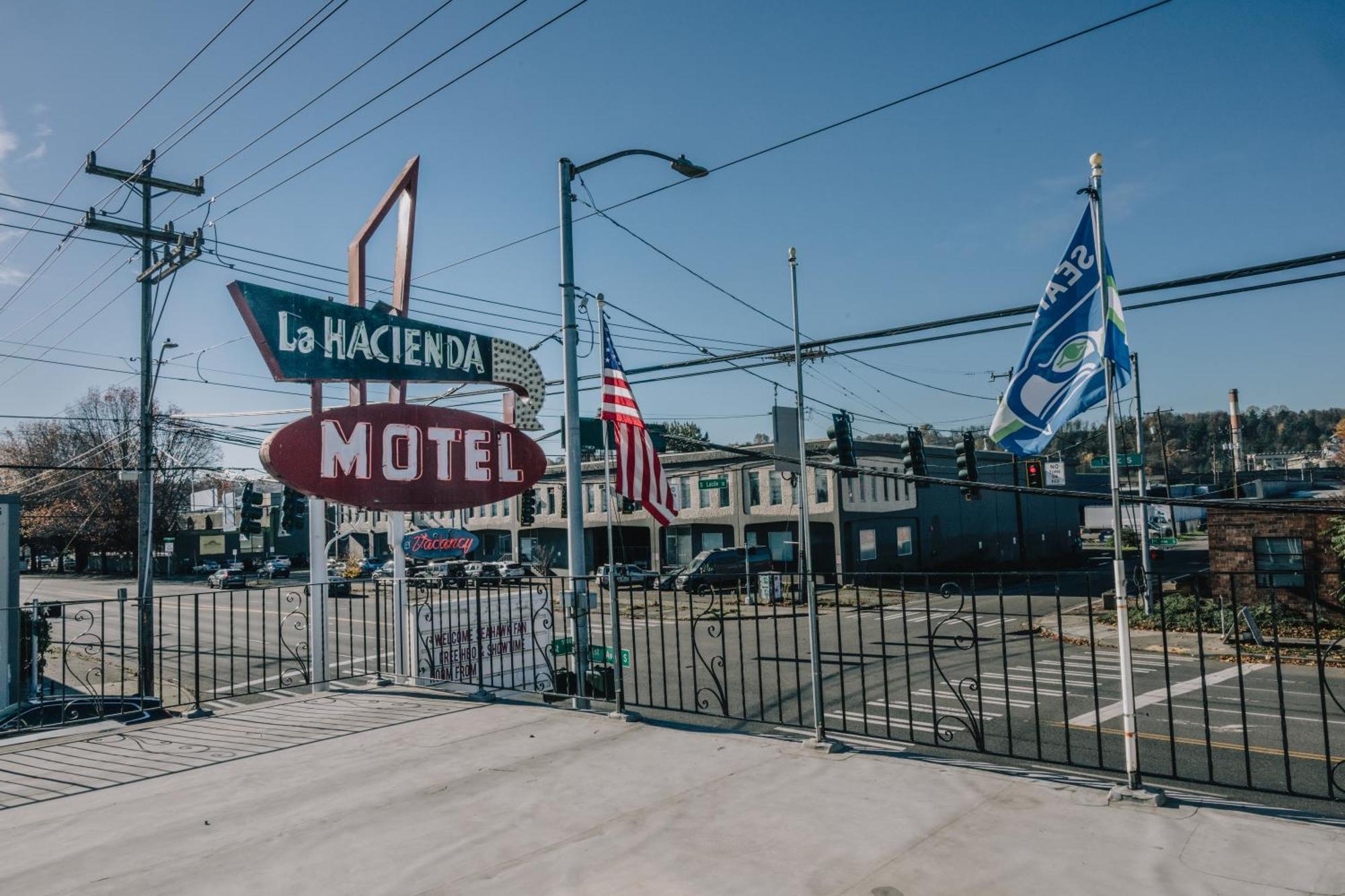 La Hacienda Motel Seattle Exterior foto